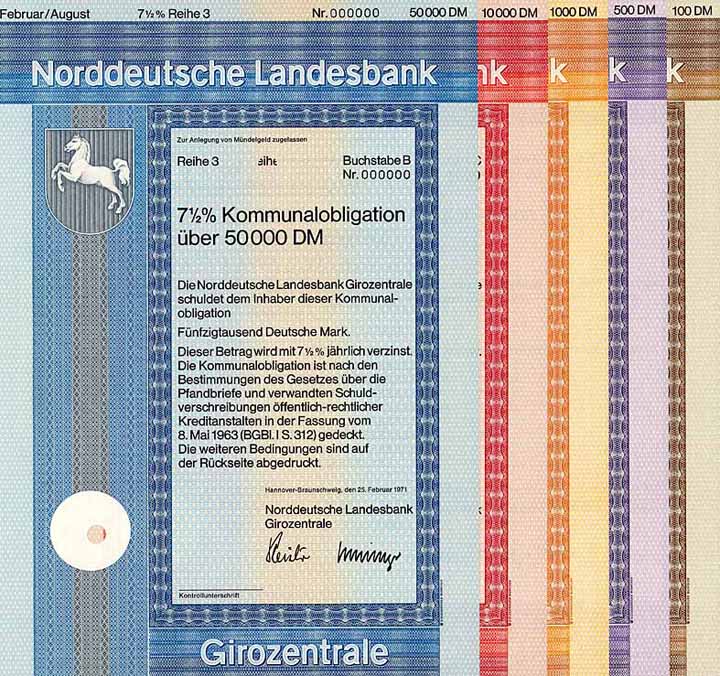 Norddeutsche Landesbank (5 Stücke)