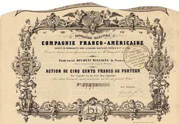 Navigation Maritime Compagnie Franco-Américaine Soc. en Comm. Gauthier Frères & Cie.