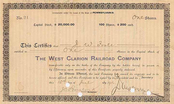 West Clarion Railroad