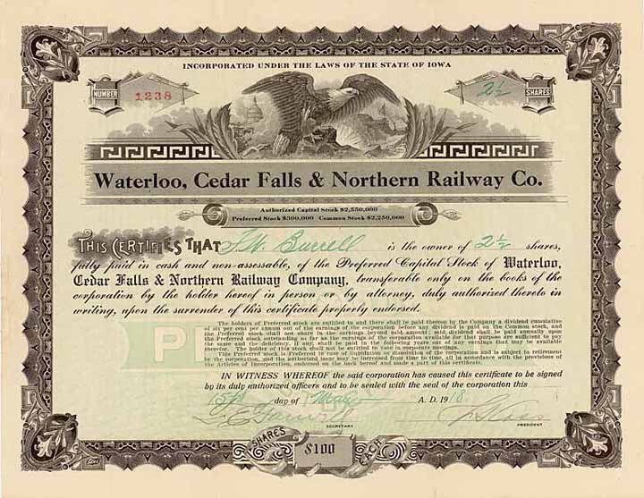 Waterloo, Cedar Falls & Northern Railroad