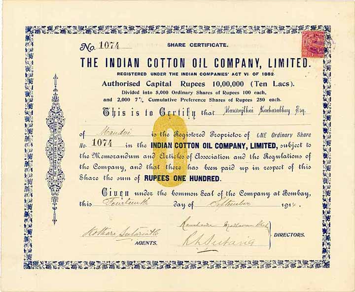 Indian Cotton Co., Ltd.