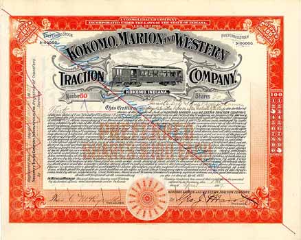 Kokomo, Marion & Western Traction Co.