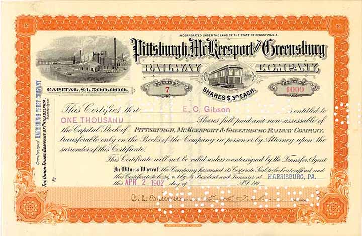 Pittsburgh, McKeesport & Greensburg Railway