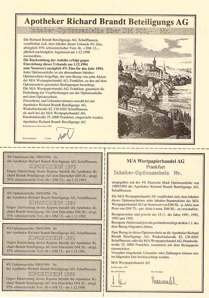 Apotheker Richard Brandt Beteiligungs AG