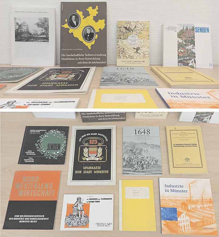 Literaturkonvolut Hesselmann „Nordrhein-Westfalen“ (12 Stück)