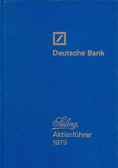 Saling Aktienführer 1979