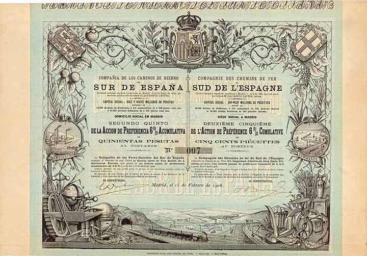 Cia. de los Caminos de Hierro del Sur de Espana S.A.