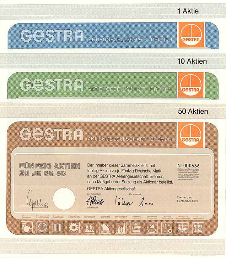 Gestra AG (3 Stücke)