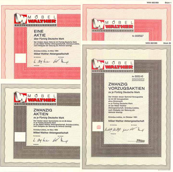 Möbel Walther AG (4 Stücke)