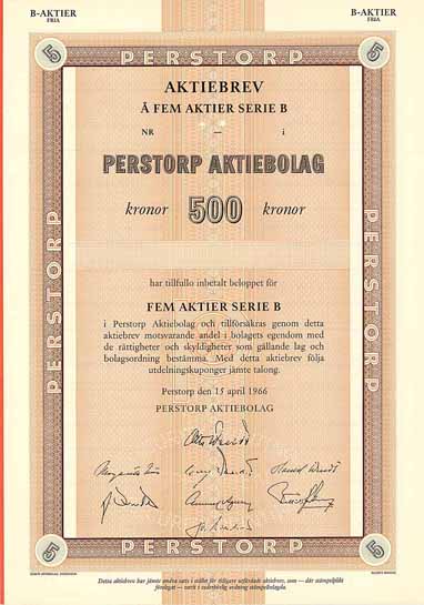 Perstorp Aktiebolaget