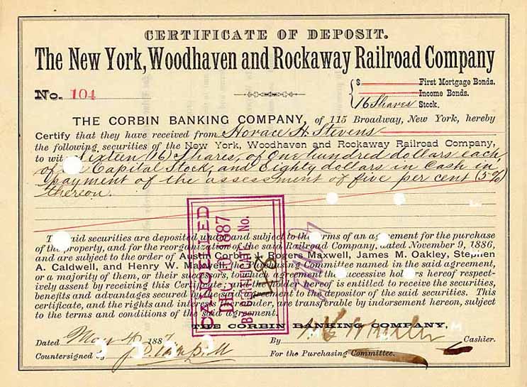 New York, Woodhaven & Rockaway Railroad