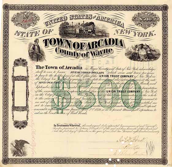 Town of Arcadia (Sodus Point & Southern Railroad)
