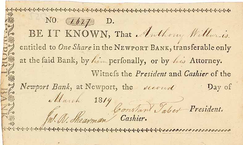 Newport Bank (OU Constant Taber)