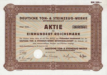 Deutsche Ton- & Steinzeug-Werke AG