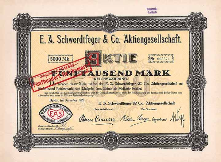 E. A. Schwerdtfeger & Co. AG