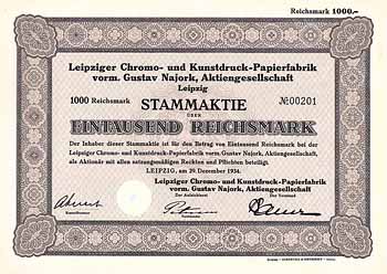 Leipziger Chromo- und Kunstdruck-Papierfabrik vorm. Gustav Najork AG