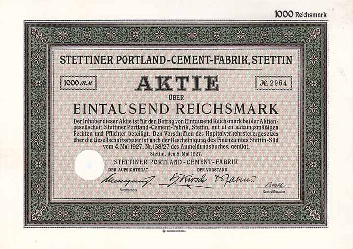 Stettiner Portland-Cement-Fabrik