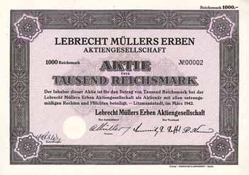 Lebrecht Müllers Erben AG