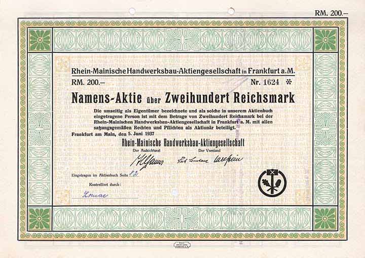 Rhein-Mainische Handwerksbau-AG