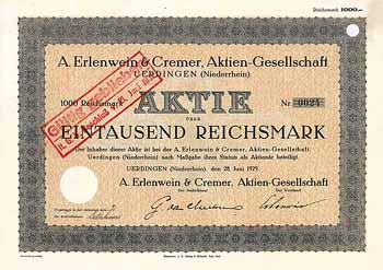 A. Erlenwein & Cremer AG