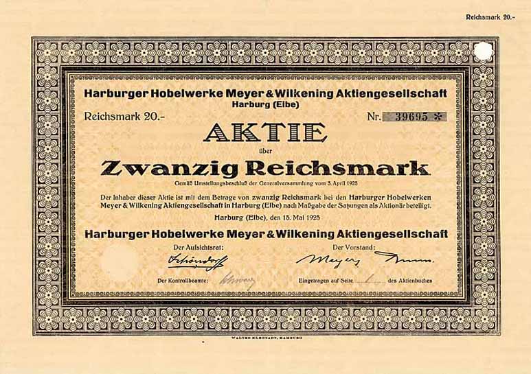 Harburger Hobelwerke Meyer & Wilkening AG
