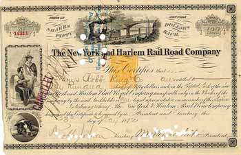 New York & Harlem Rail-Road (OU W.H. + C. Vanderbilt)