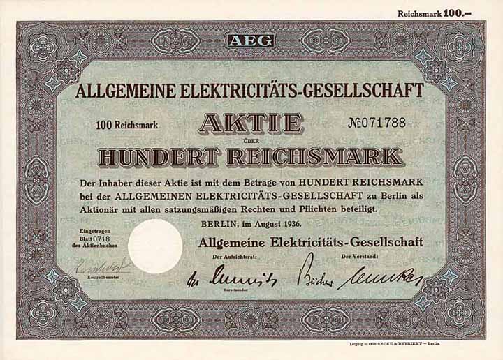 Allgemeine Elektricitäts-Gesellschaft