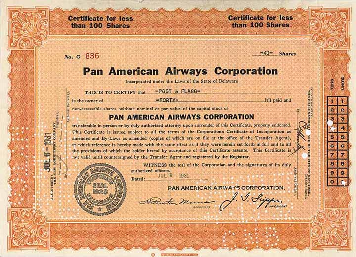 Pan American Airways Corp.