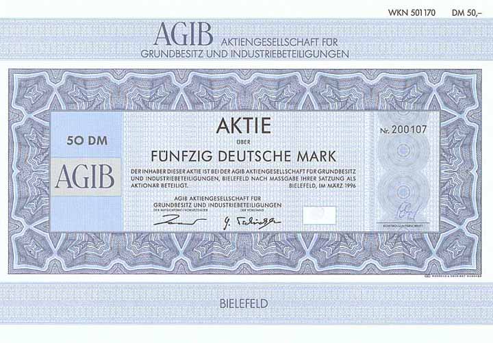 AGIB AG für Grundbesitz und Industriebeteiligungen