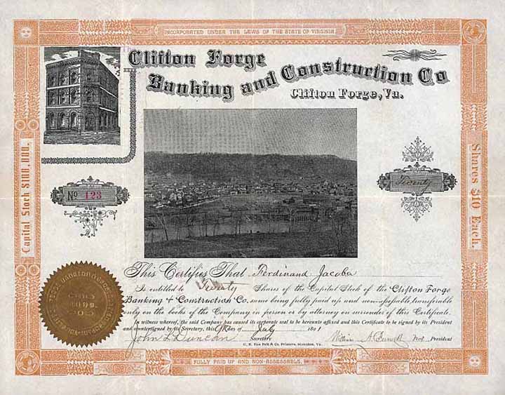 Clifton Forge Banking and Construction Co.