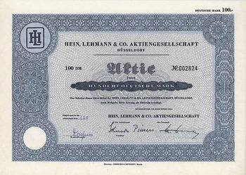 Hein, Lehmann & Co. AG