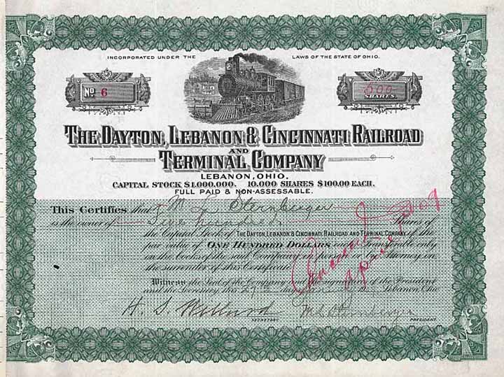 Dayton, Lebanon & Cincinnati Railroad & Terminal Co.