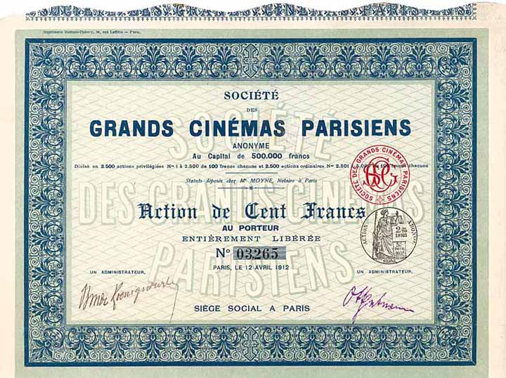 Soc. des Grands Cinémas Parisiens