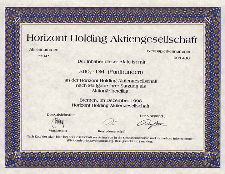 Horizont Holding AG