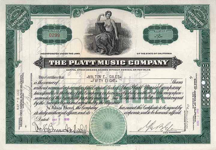 Platt Music Co.