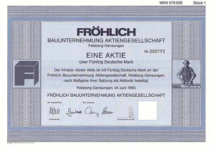 Fröhlich Bauunternehmung AG