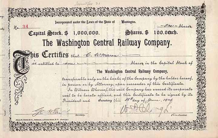 Washington Central Railway