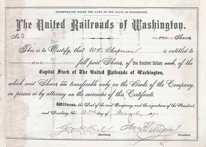 United Railroads of Washington