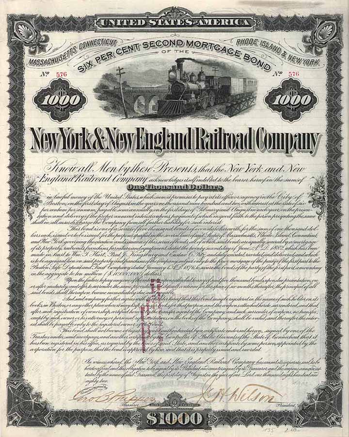 New York & New England Railroad