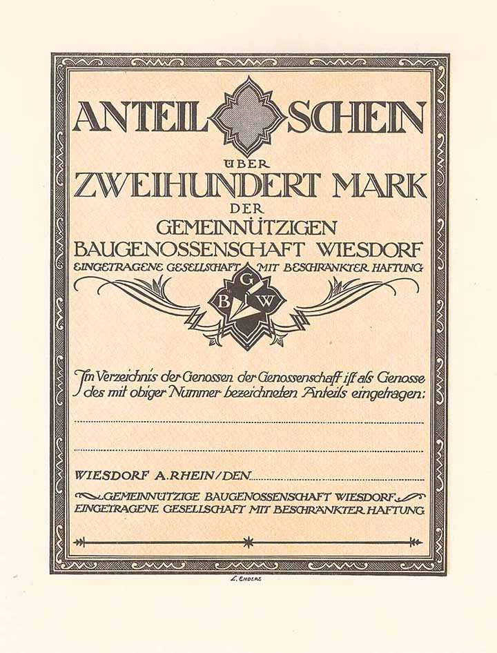 Gemeinnützige Baugenossenschaft Wiesdorf eGmbH