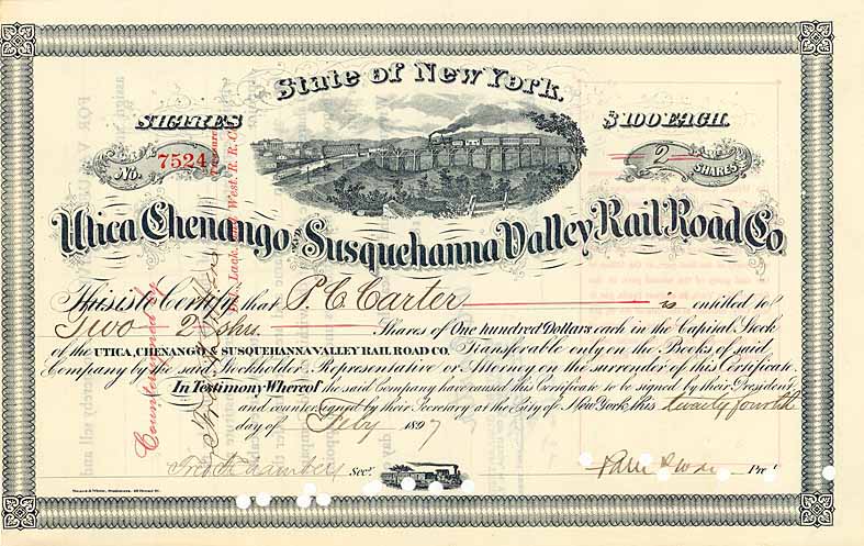 Utica, Chenango & Susquehanna Valley Railway