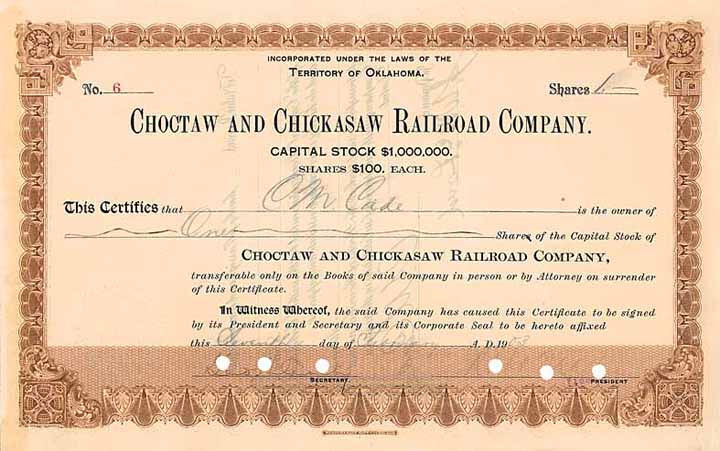 Choctaw & Chickasaw Railroad