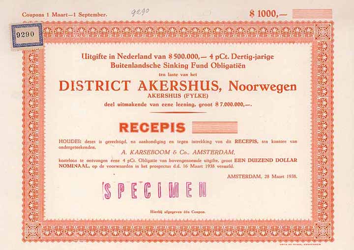 District Akershus (Fylke), Norwegen