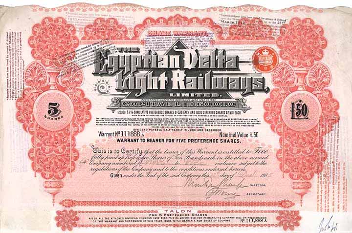 Egyptian Delta Light Railways