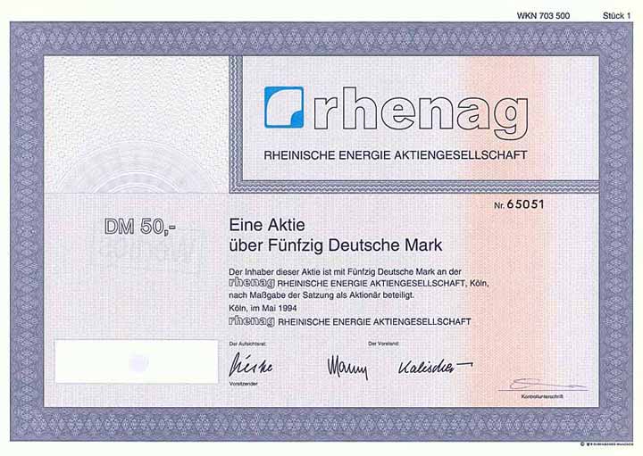 RHENAG Rheinische Energie AG