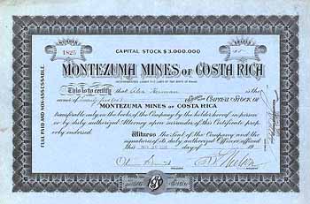 Montezuma Mines of Costa Rica