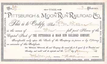 Pittsburgh & Moon Run Railroad