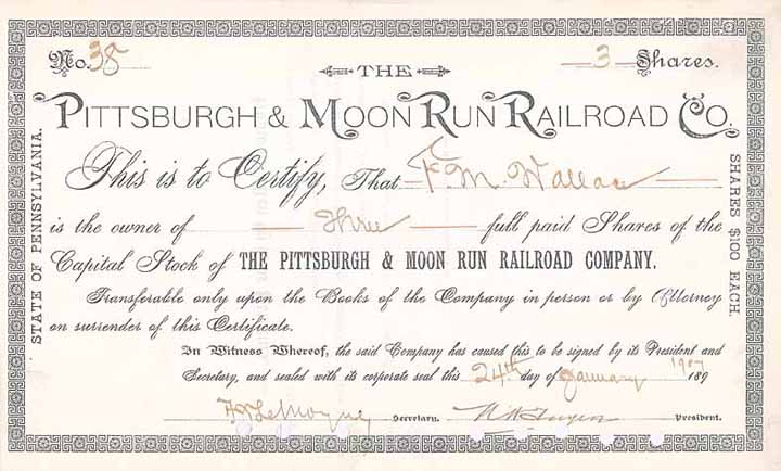 Pittsburgh & Moon Run Railroad