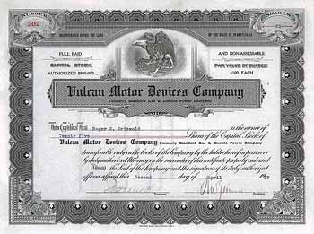 Vulcan Motor Devices Co.