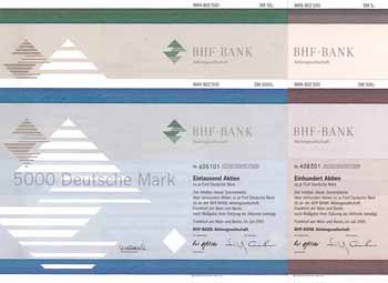 BHF-Bank AG (4 Stücke)